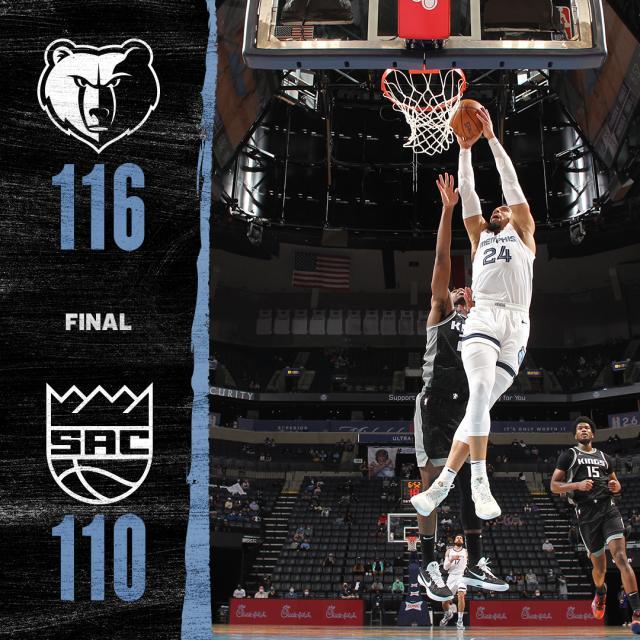 星空体育-灰熊送国王告别季后赛 末轮和勇士抢夺西部第八！